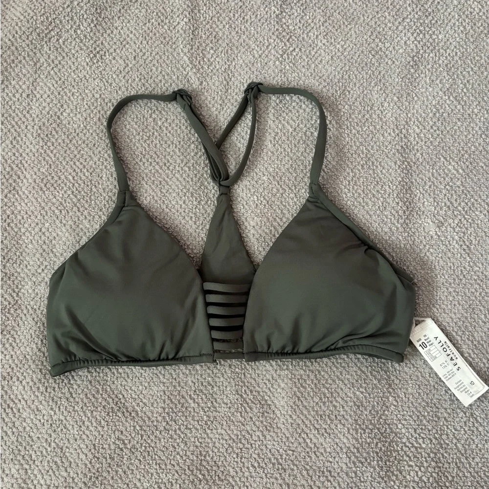 Seafolly Bikini Top Sz 10 NWOT | Seafolly Bikini | Bikini Top | Beach Bikini - - Picture 3 of 7